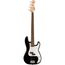 Squier Sonic Precision Bass, Laurel Fingerboard, White Pickguard, Black Bass Guitar