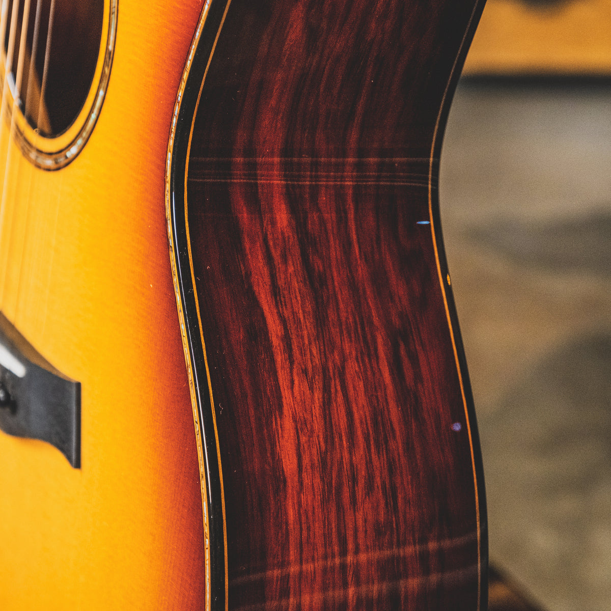 Taylor 2017 914ce LTD Shaded Edgeburst, Cocobolo Back And Sides With OHSC - Used