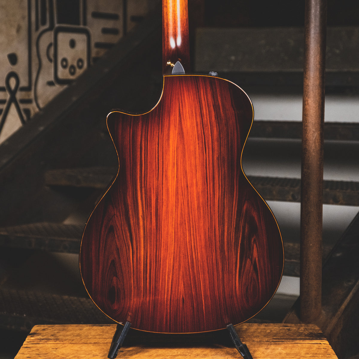 Taylor 2017 914ce LTD Shaded Edgeburst, Cocobolo Back And Sides With OHSC - Used