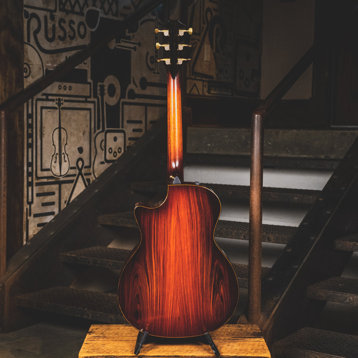 Taylor 2017 914ce LTD Shaded Edgeburst, Cocobolo Back And Sides With OHSC - Used