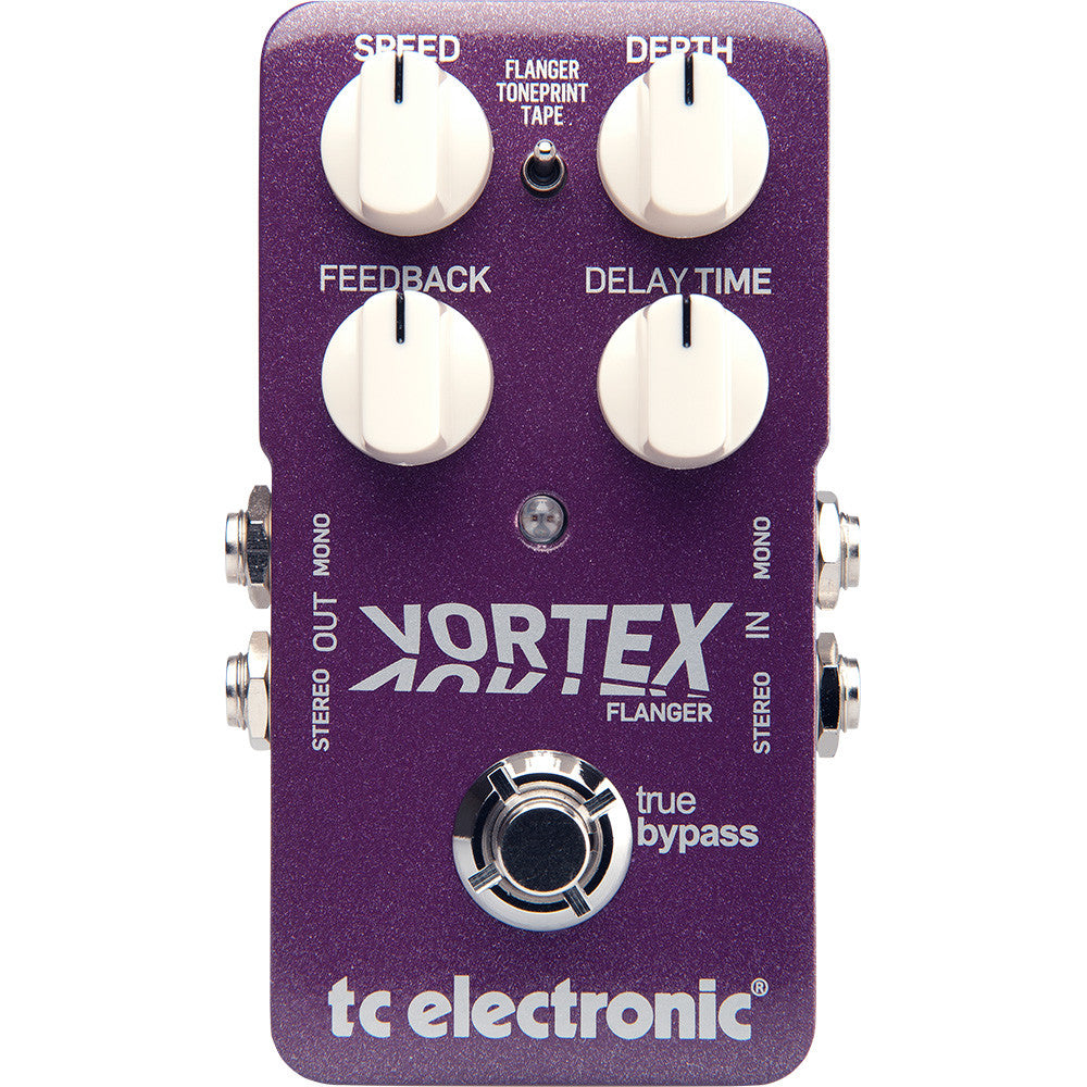 stereo flanger pedal TC Electronic Vortex Flanger Pedal