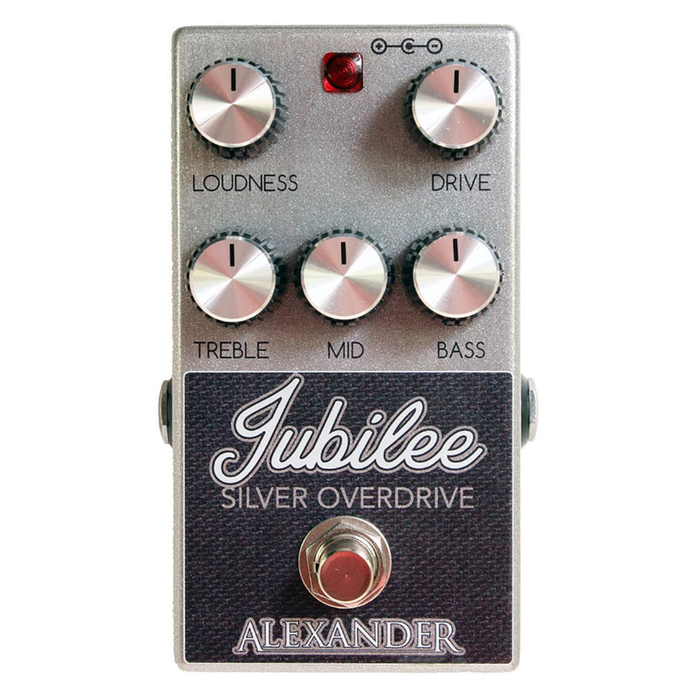 Alexander Jubilee Silver Overdrive Pedal