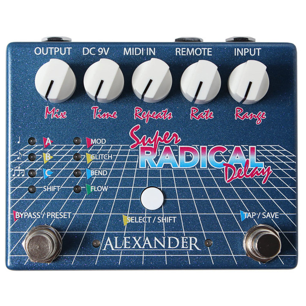 alexander guitar pedals Alexander Super Radical Delay Pedal