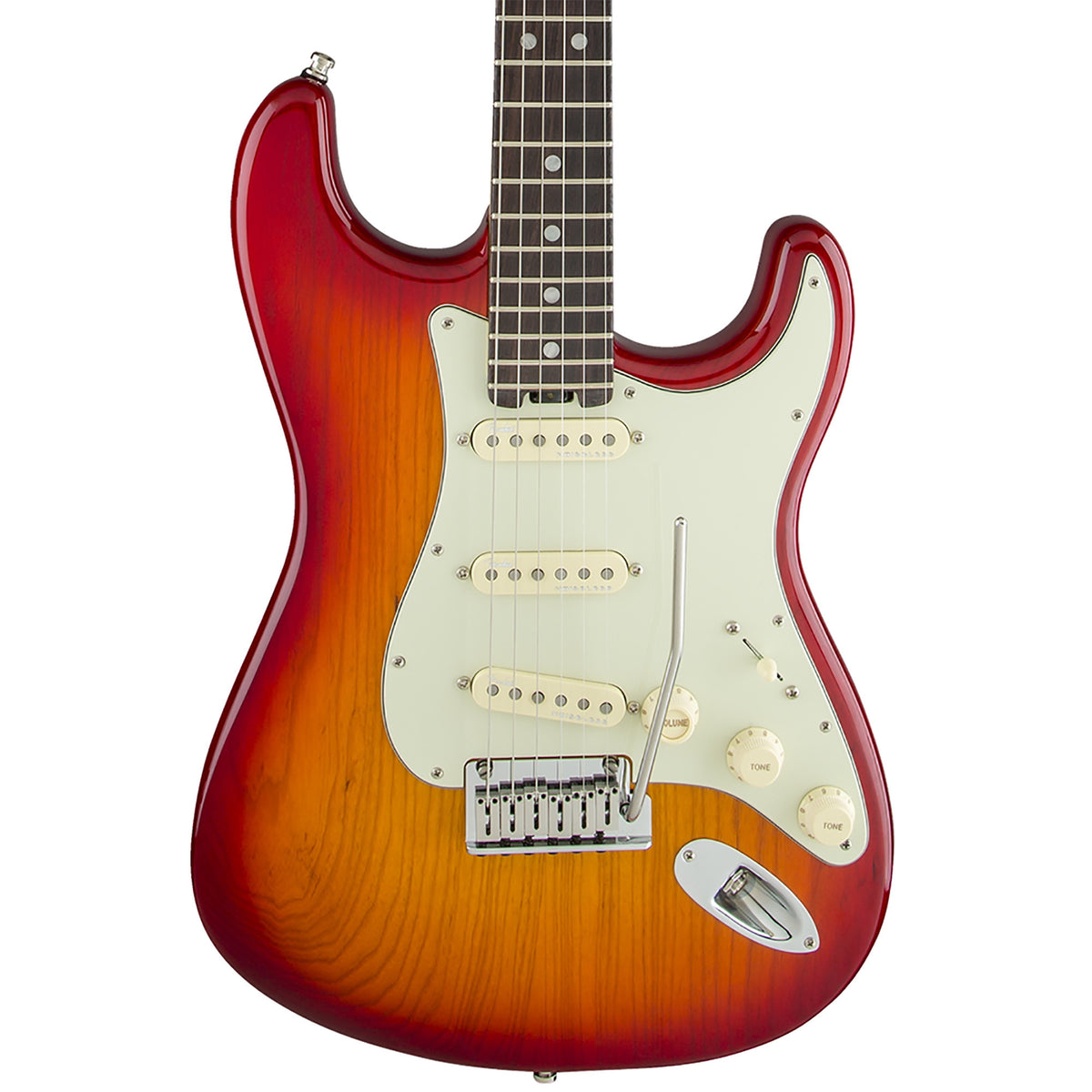 Fender American Elite Stratocaster - Rosewood Fingerboard - Aged Cherry Burst Ash