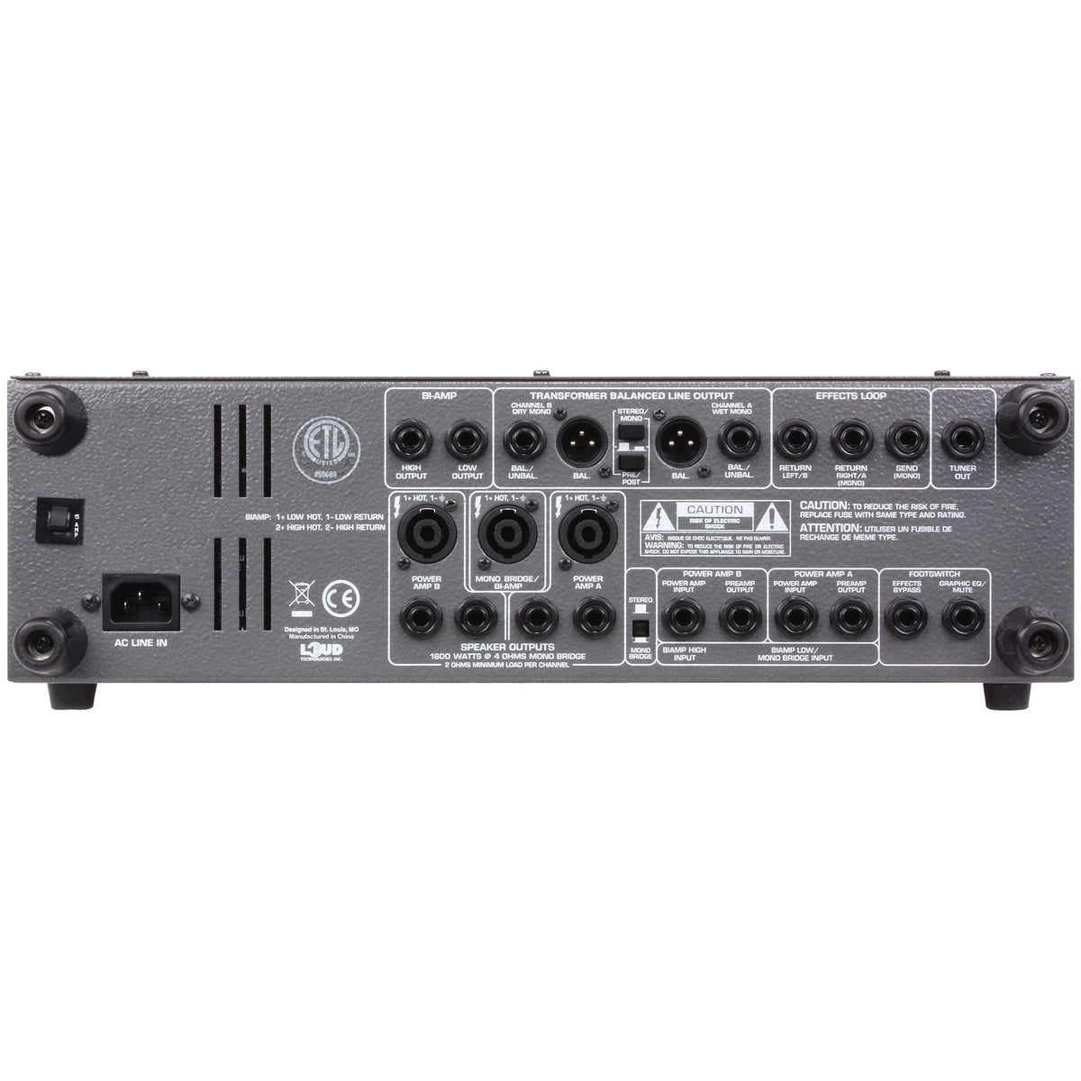 Ampeg 1600 Watt Bass Head