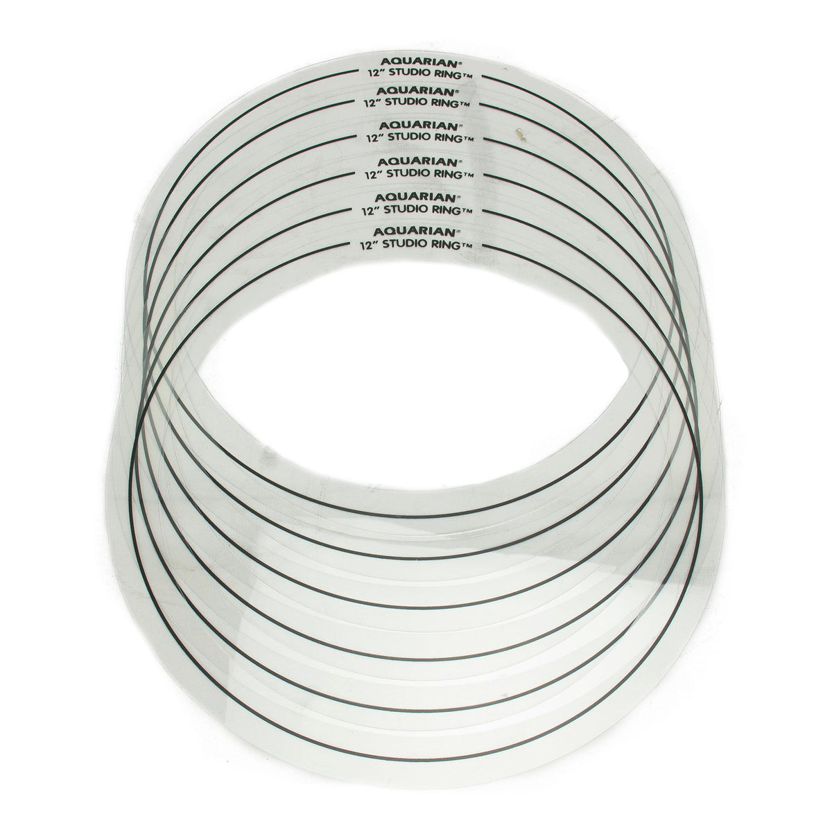 Aquarian Studio Rings Set #8 - 12" - Pack Of 6