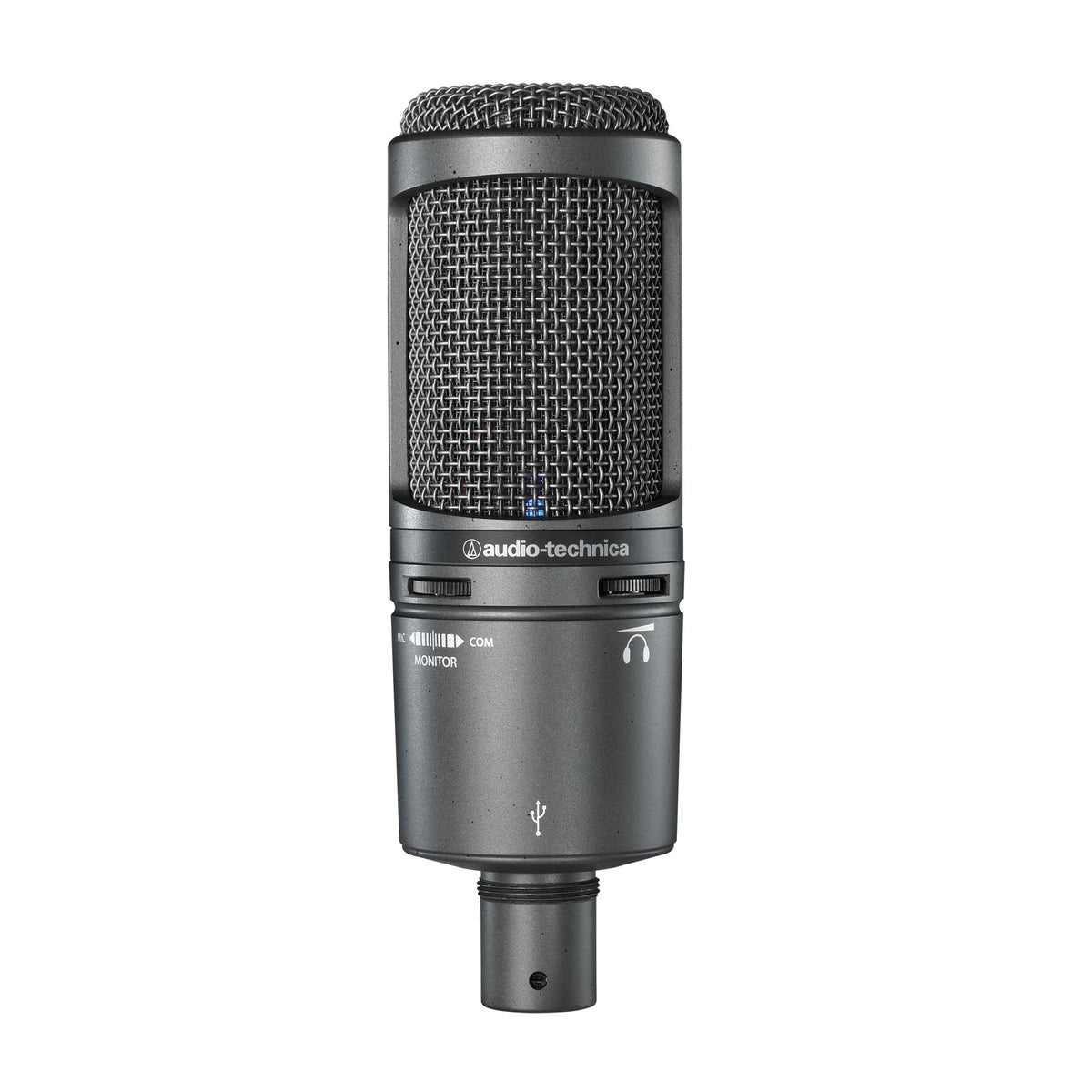 Audio Technica Cardioid Condenser USB Microphone With Built-In Headphone Jack