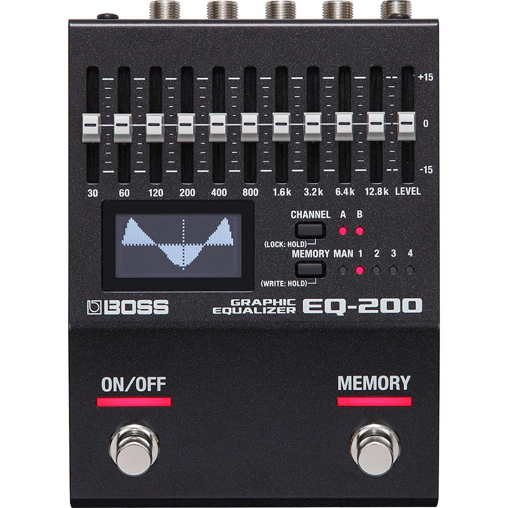 ギター BOSS EQ-200 GRAPHIC EQUALIZER Boss EQ-200 Graphic Equalizer Pedal | Sweetwater
