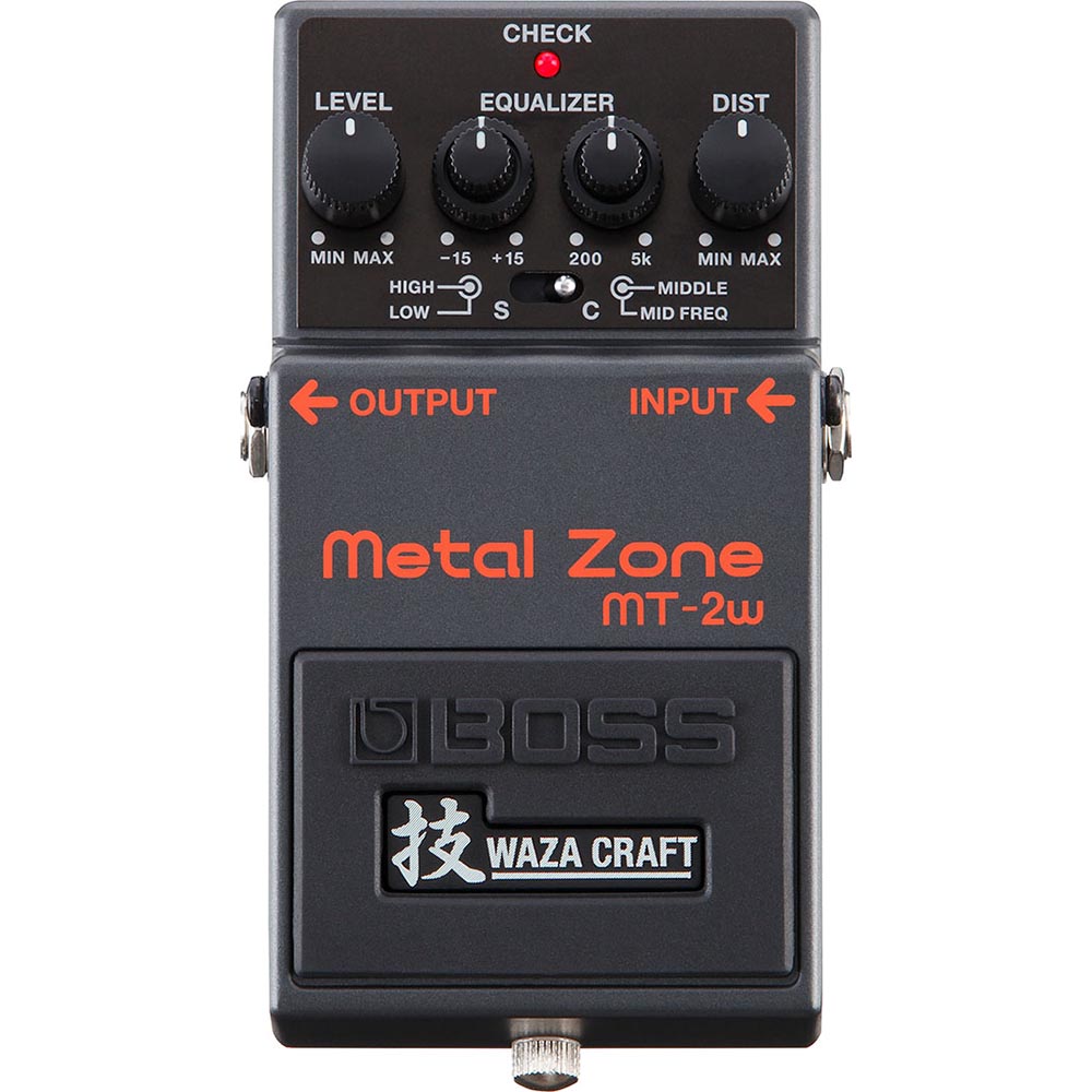 Boss MT-2w Metal Zone Waza Craft Distortion Effect Pedal