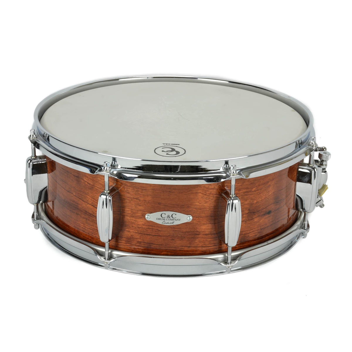 C&C 5.5x14" Exotic Snare - Bubinga Finish - Bubinga - Poplar - Maple