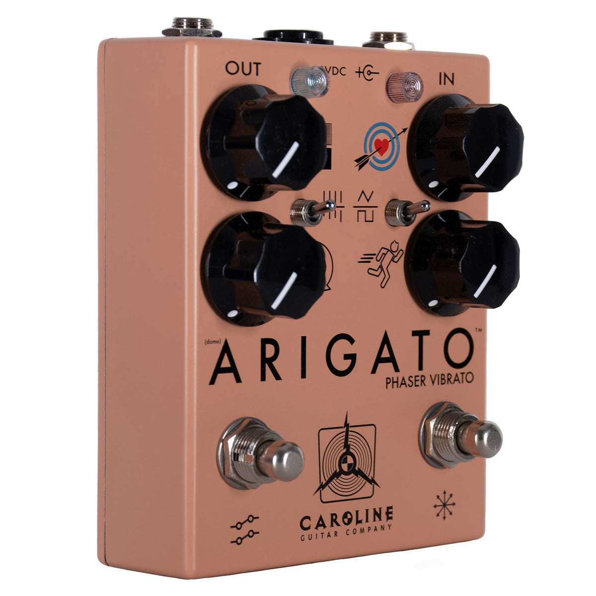 Caroline Arigato Phaser Vibrato Effect Pedal