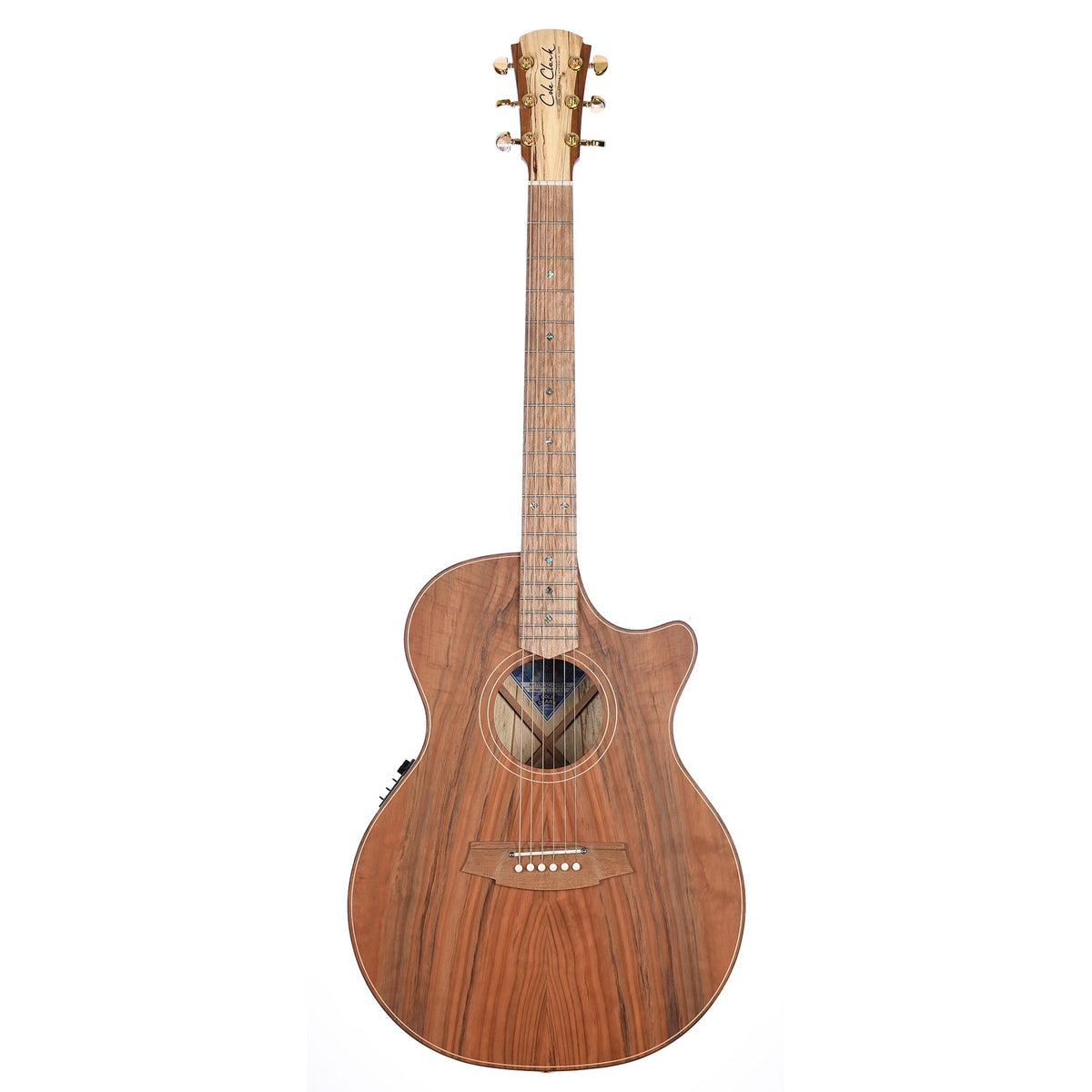 Cole Clark Angel 2 EC Redwood Face European Maple Back And Sides With Cutaway