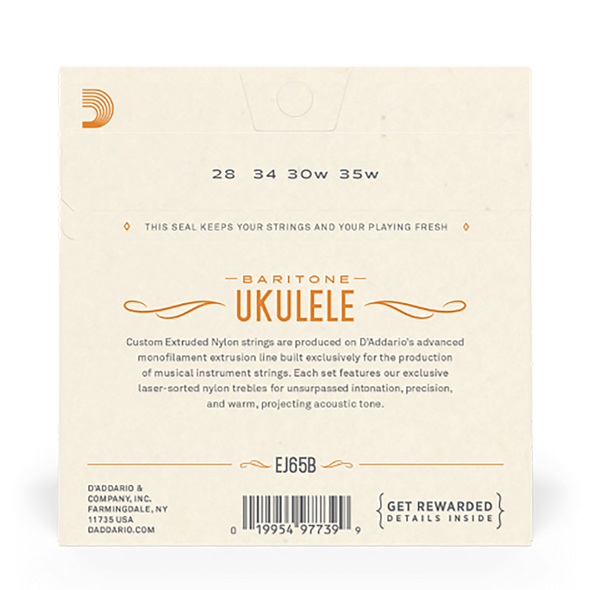 D'Addario Pro-Arte Custom Extruded Nylon Baritone Ukulele Strings