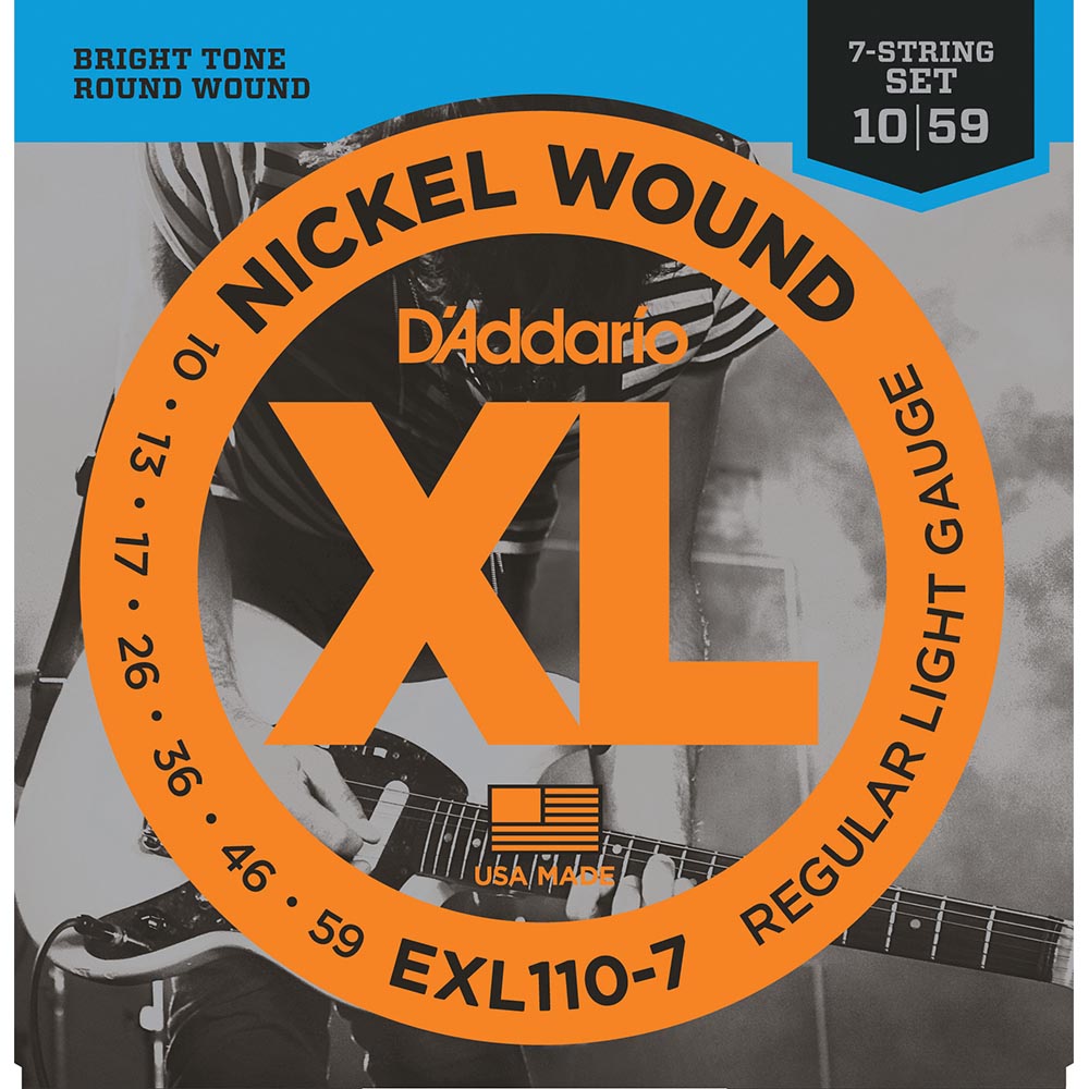 D'Addario Regular-Lite 7-String Set