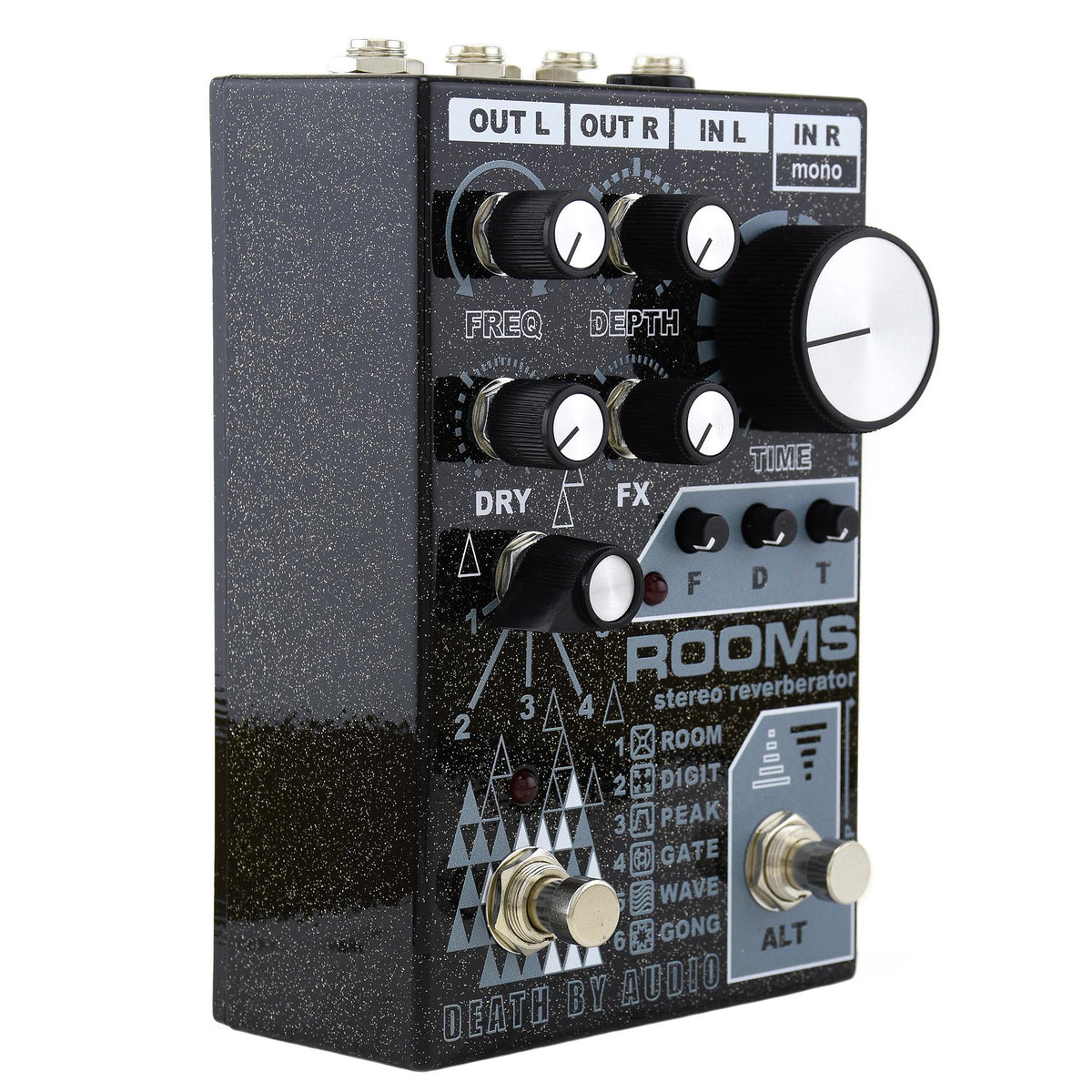 Death By Audio ROOMS Stereo Reverb Effect Pedal