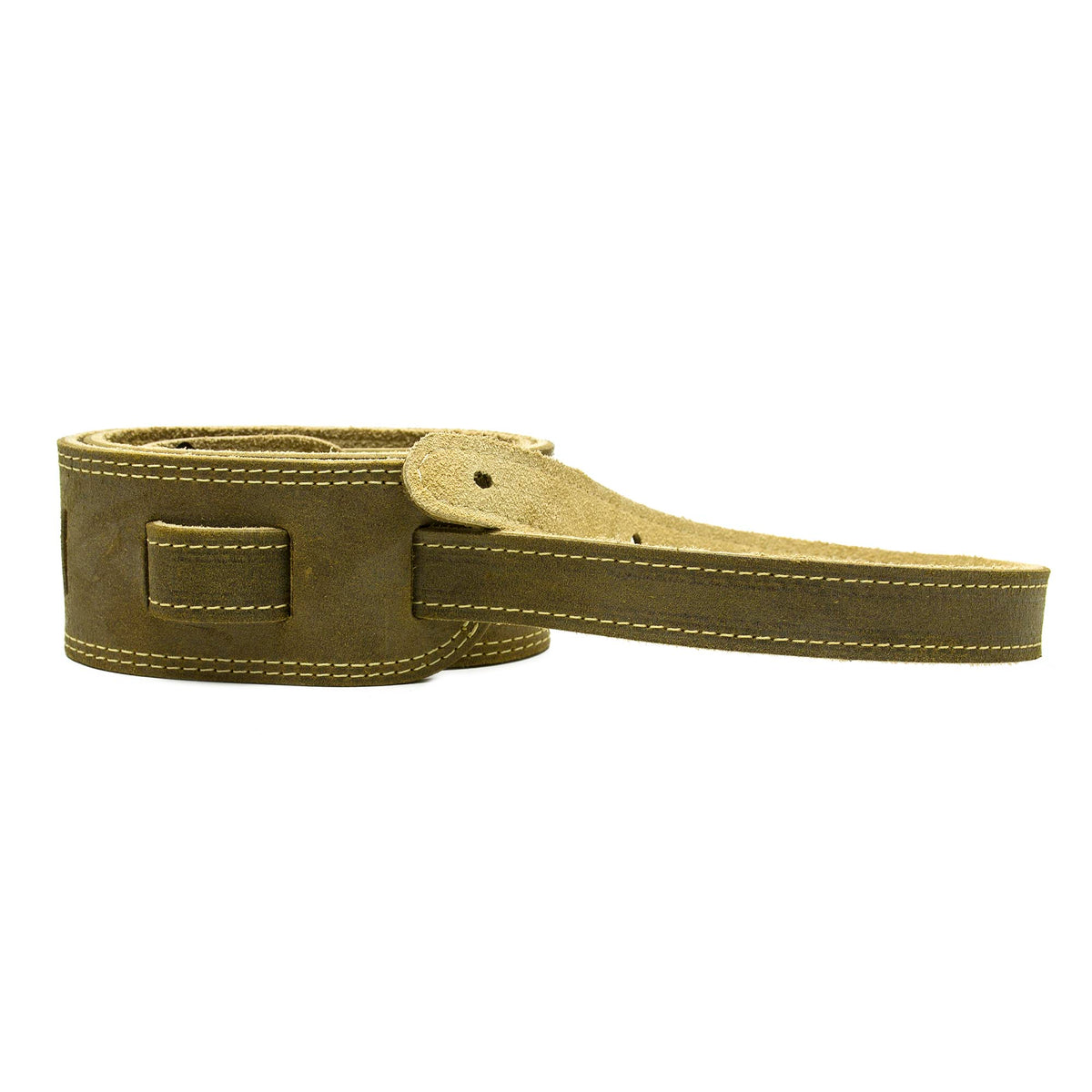 Martin Distressed Ball Leather/Suede Strap
