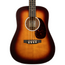 Martin DJR-10E  Dreadnought Junior Series Acoustic Bass Guitar, Burst Finish