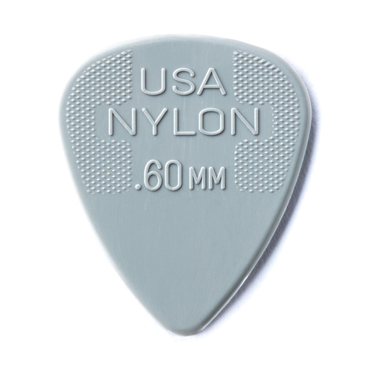 Dunlop .60 Gray Nylon Max Grip Standard Picks 12 Pack