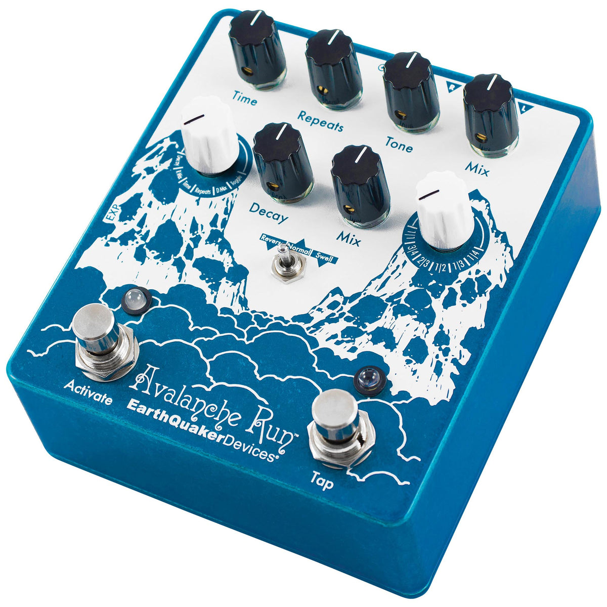 EarthQuaker Devices Avalanche Run V2 Stereo Delay Reverb Pedal