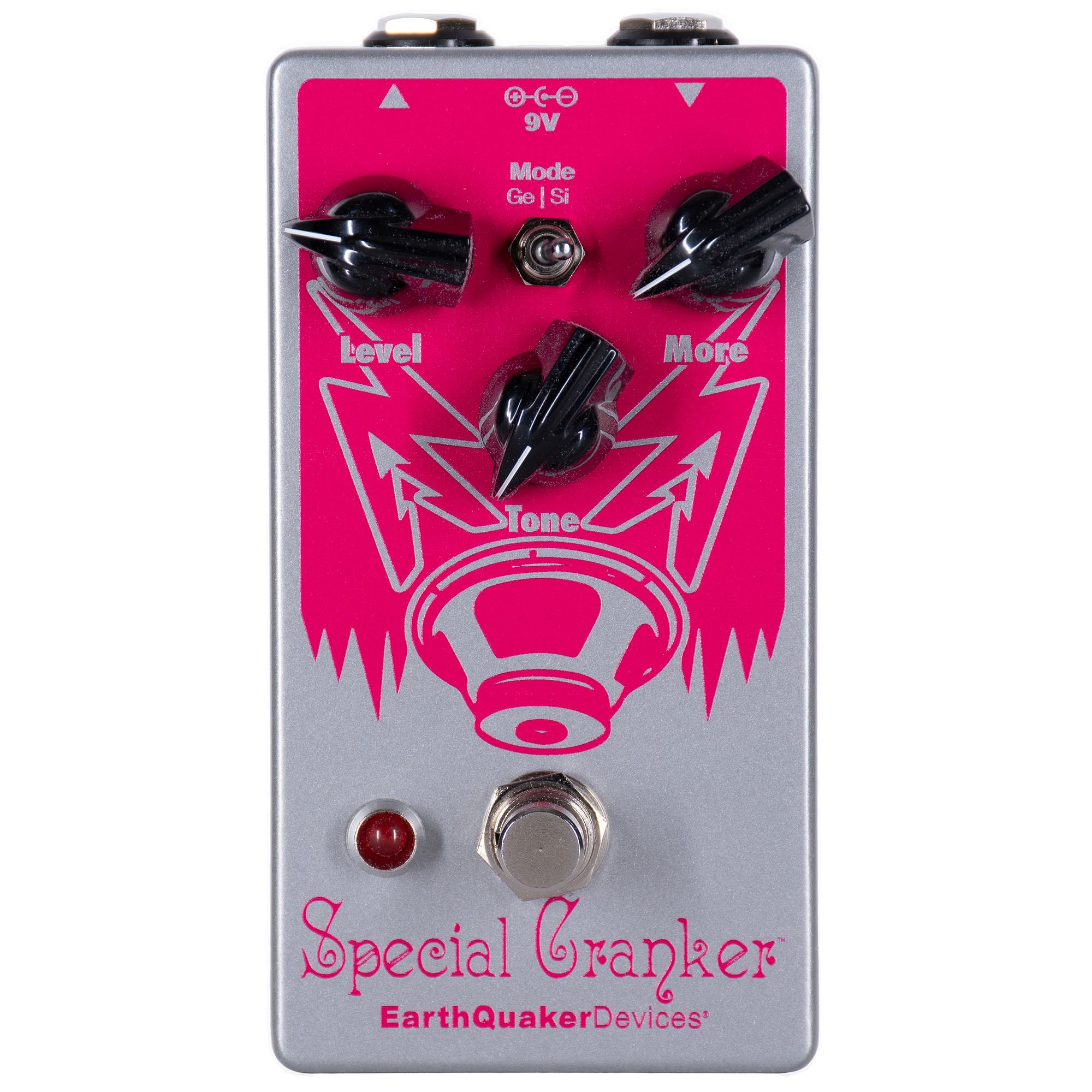 special cranker pedal EarthQuaker Devices Special Cranker Overdrive Effect Pedal, Russo Music Exclusive Pink on Silver
