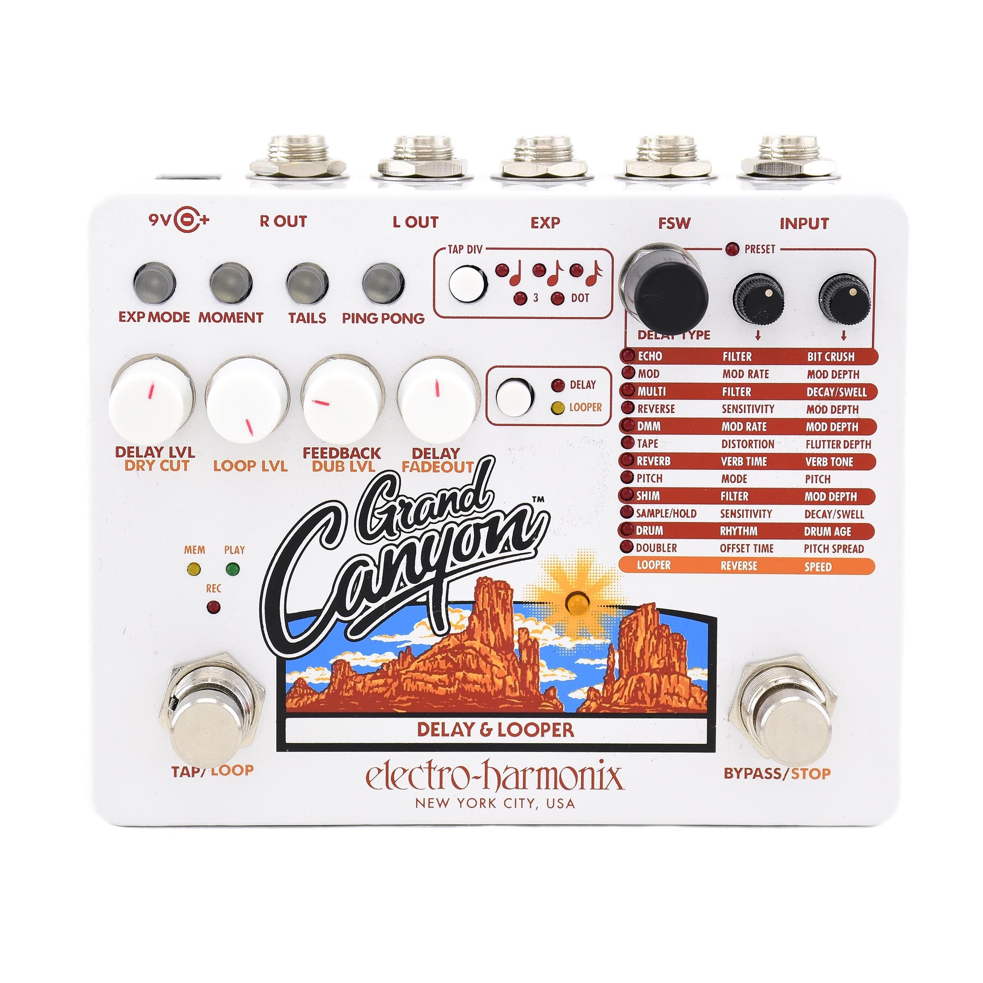 Electro Harmonix Grand Canyon Delay And Looper