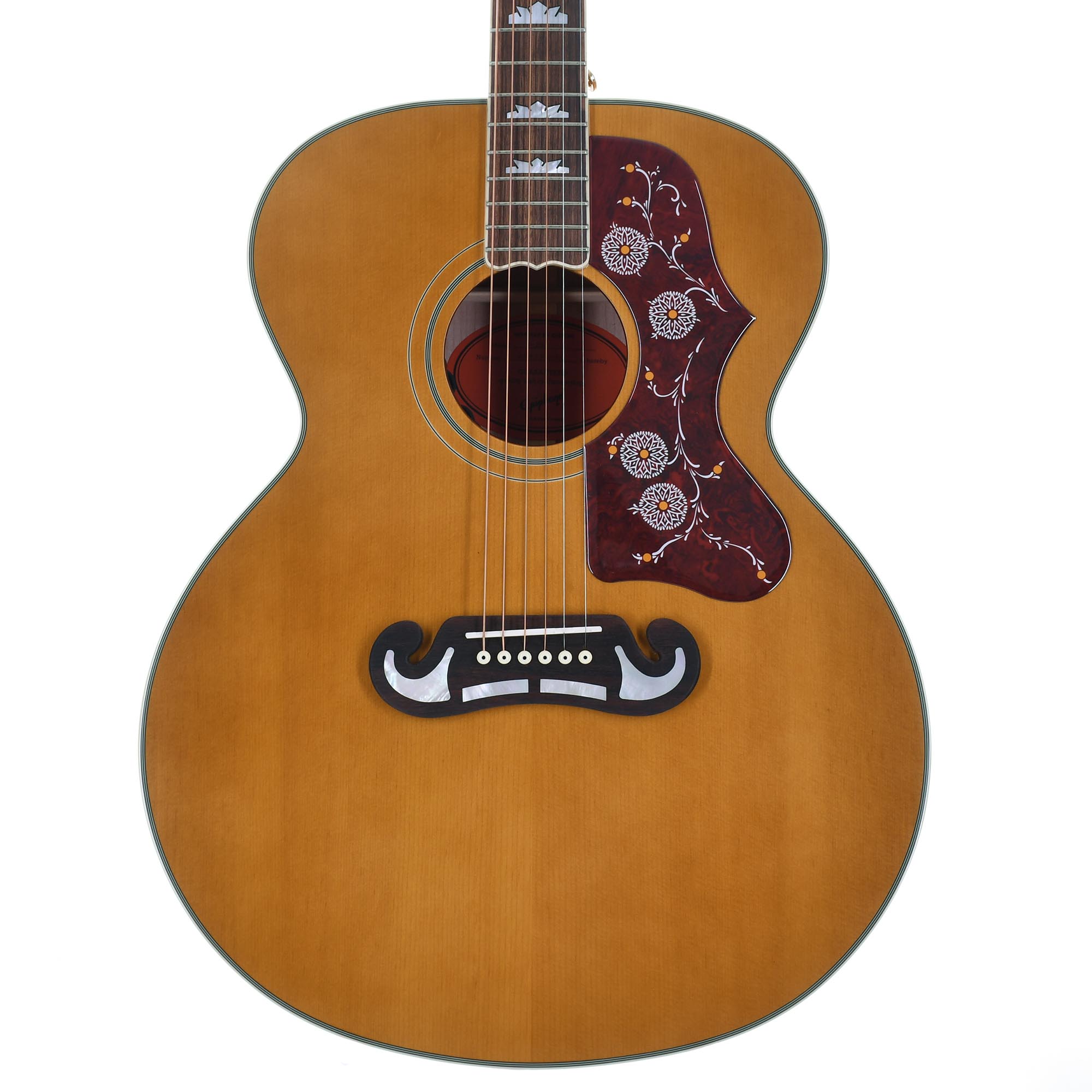 Epiphone Masterbilt J-200 Acoustic-Electric Guitar, Aged Natural Antiq