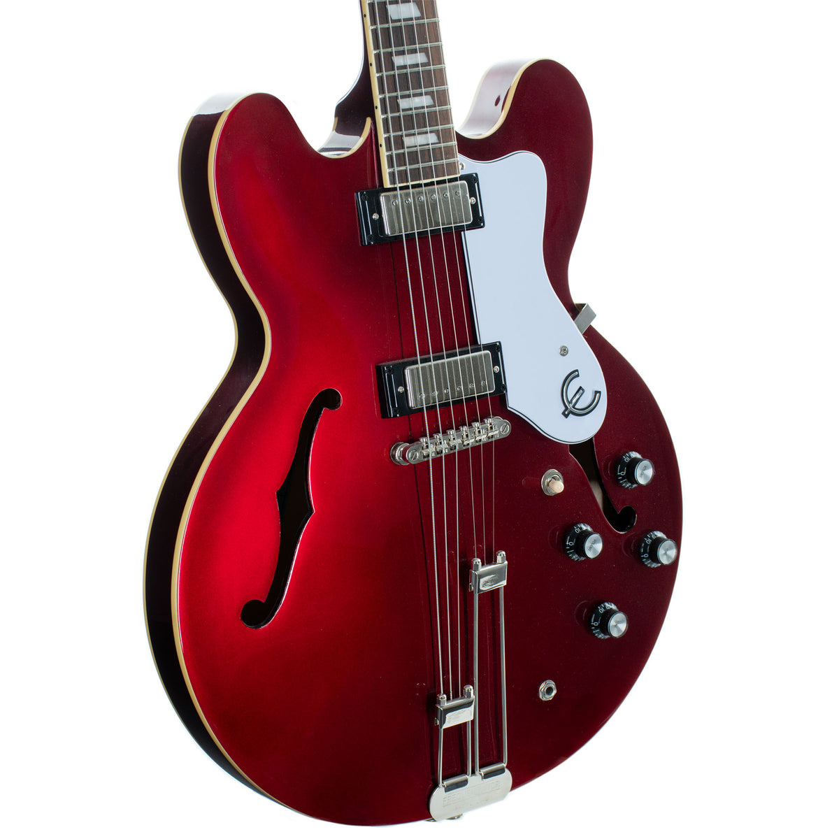 Epiphone Riviera Sparkling Burgundy With Frequensator Tailpiece