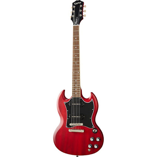 Epiphone SG Classic Electric Guitar P-90 Worn Cherry