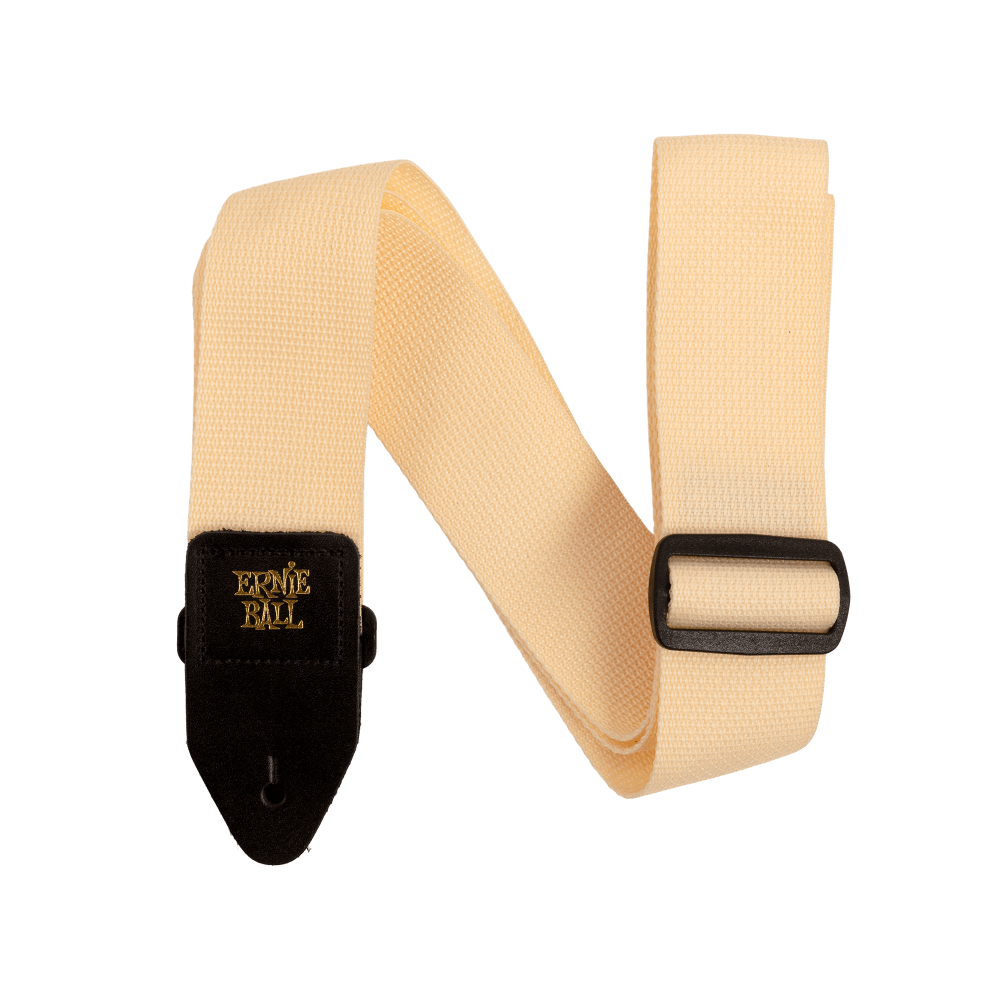 Ernie Ball Cream & Black Polypro Guitar Strap
