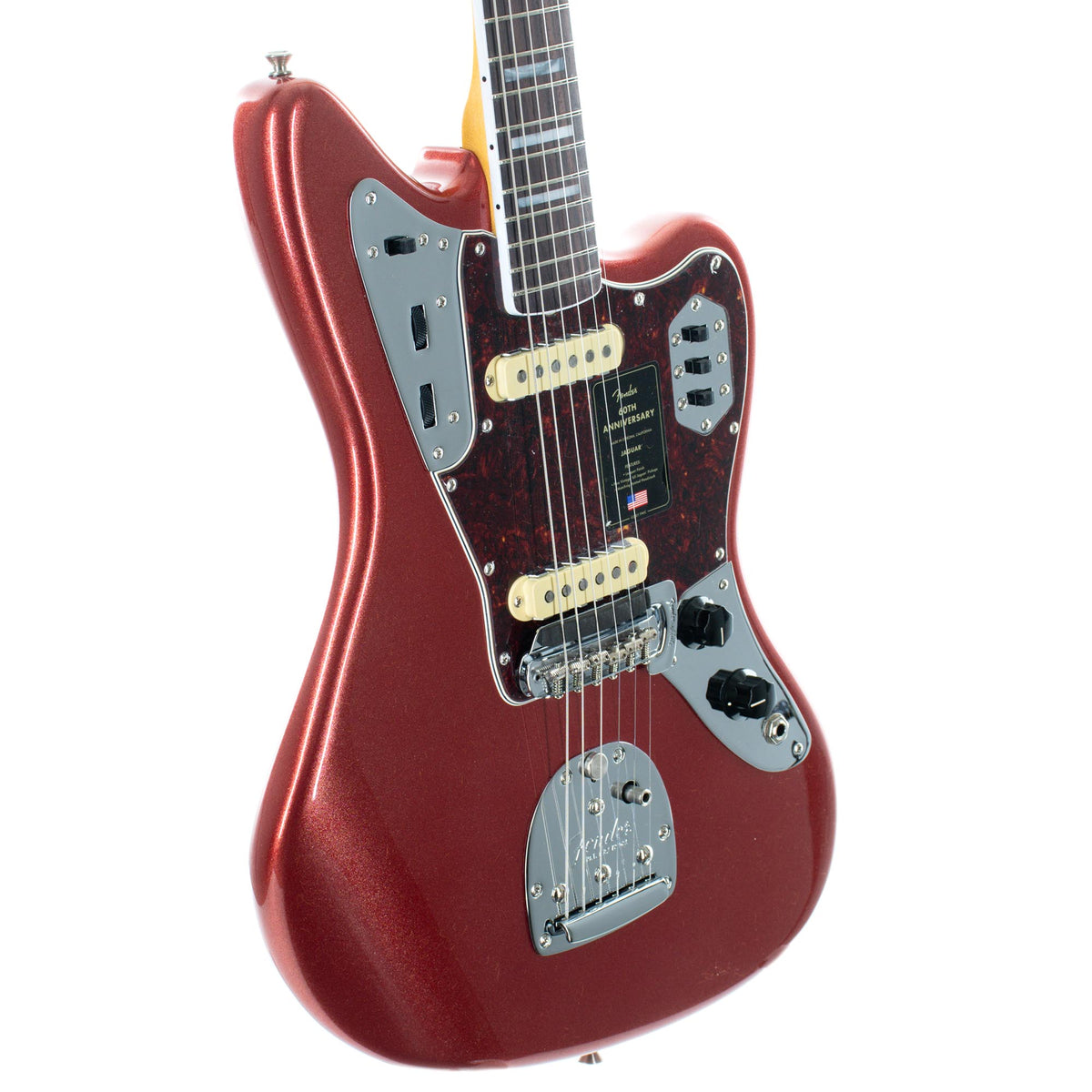Fender 60th Anniversary Jaguar, Rosewood, Mystic Dakota Red