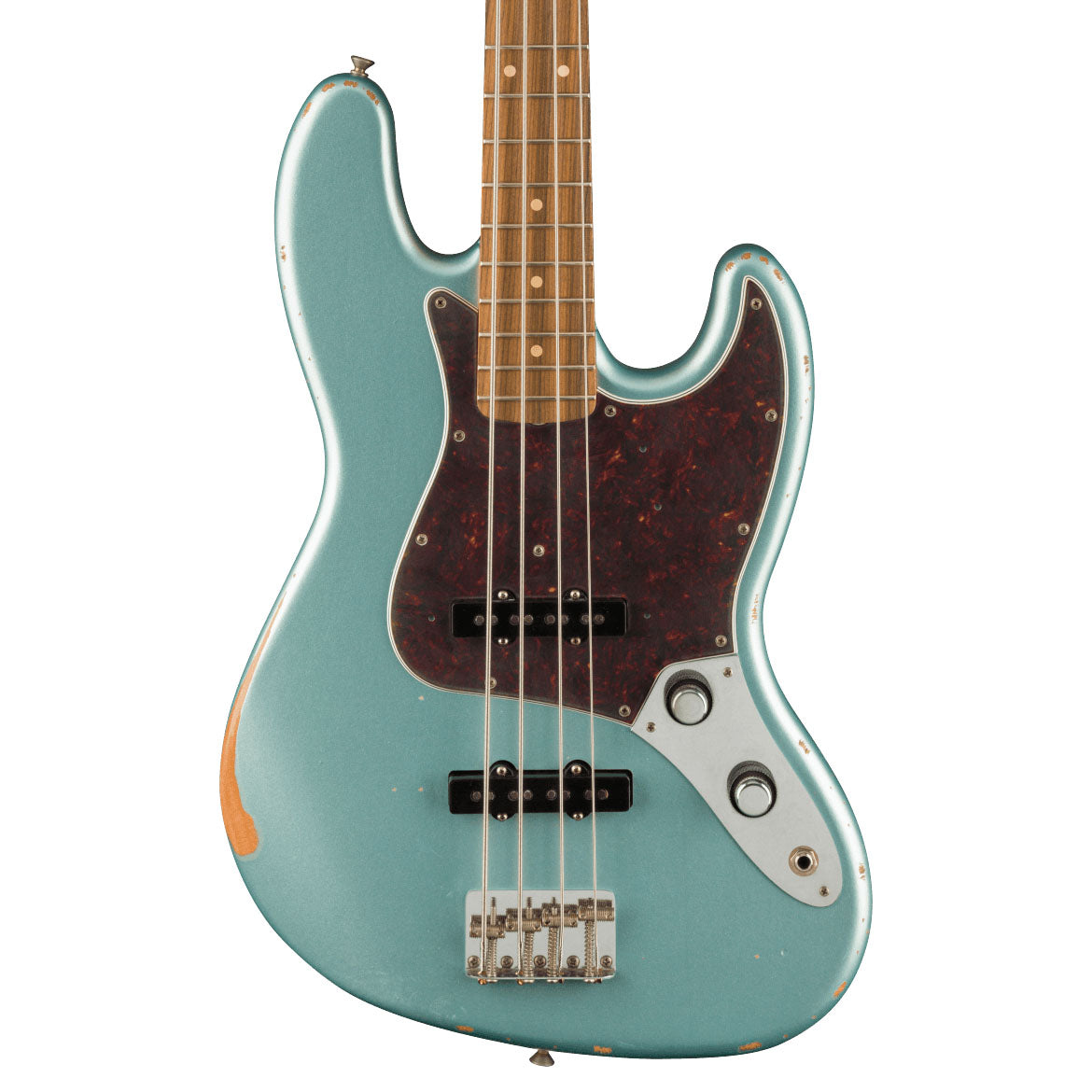 Fender 60th Anniversary Roadworn '60s Jazz Bass, Firemist Silver