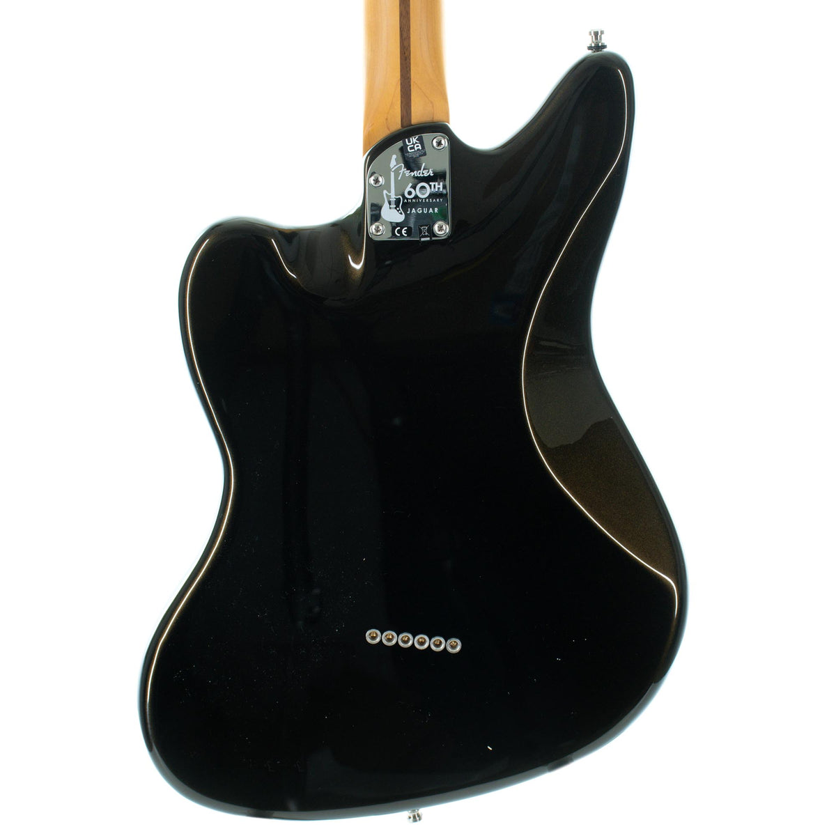 Fender 60th Anniversary Ultra Luxe Jaguar, Ebony, Texas Tea