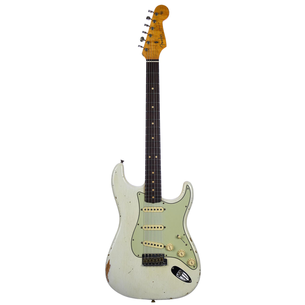 Fender Custom Shop '64 Stratocaster Relic Aged Olympic White