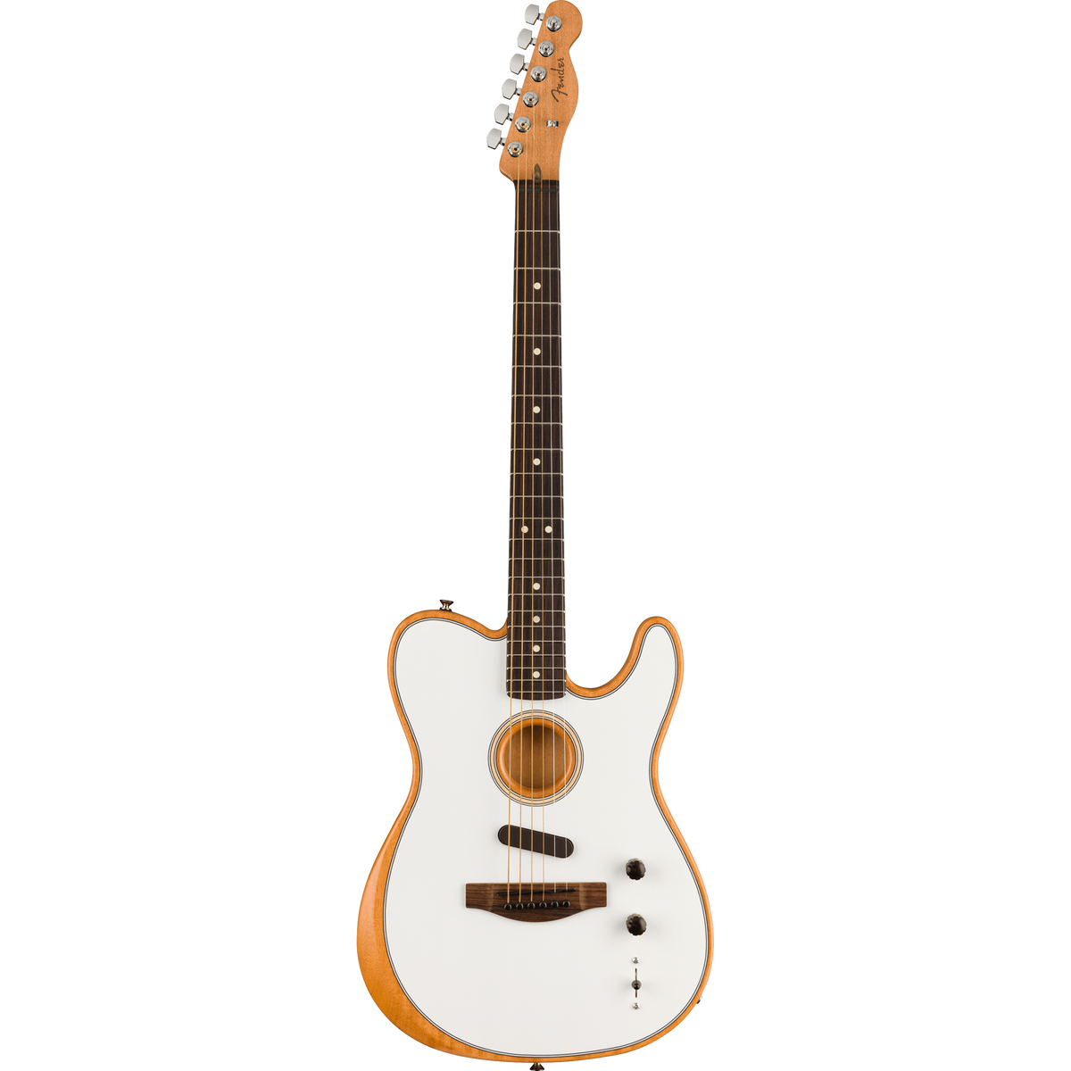 Fender Acoustasonic Player Telecaster Rosewood, Arctic White
