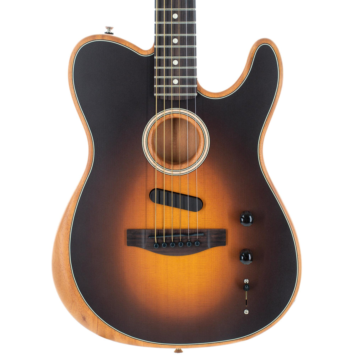Fender Acoustasonic Player Telecaster Acoustic Guitar Rosewood, Shadow Burst