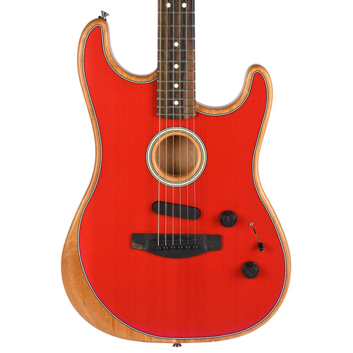 Fender American Acoustasonic Stratocaster, Dakota Red