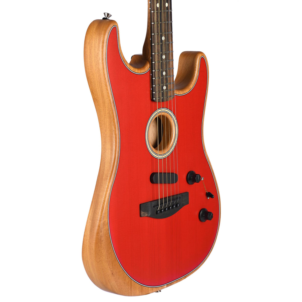 Fender American Acoustasonic Stratocaster, Dakota Red