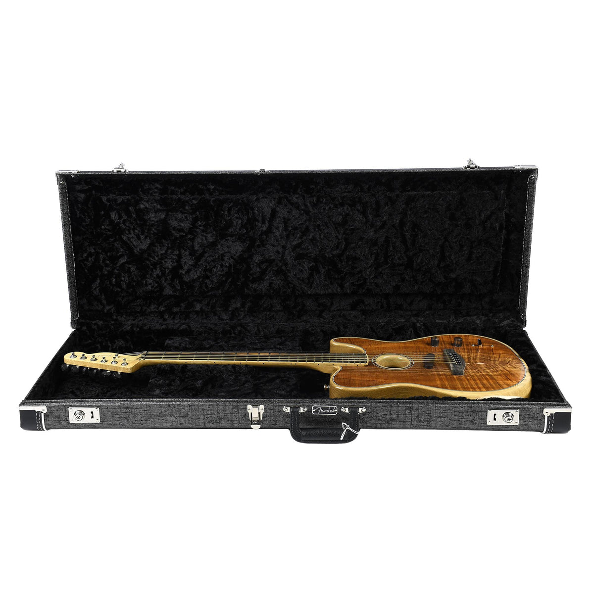 Fender American Acoustasonic Telecaster Koa Ebony Fingerboard With Case