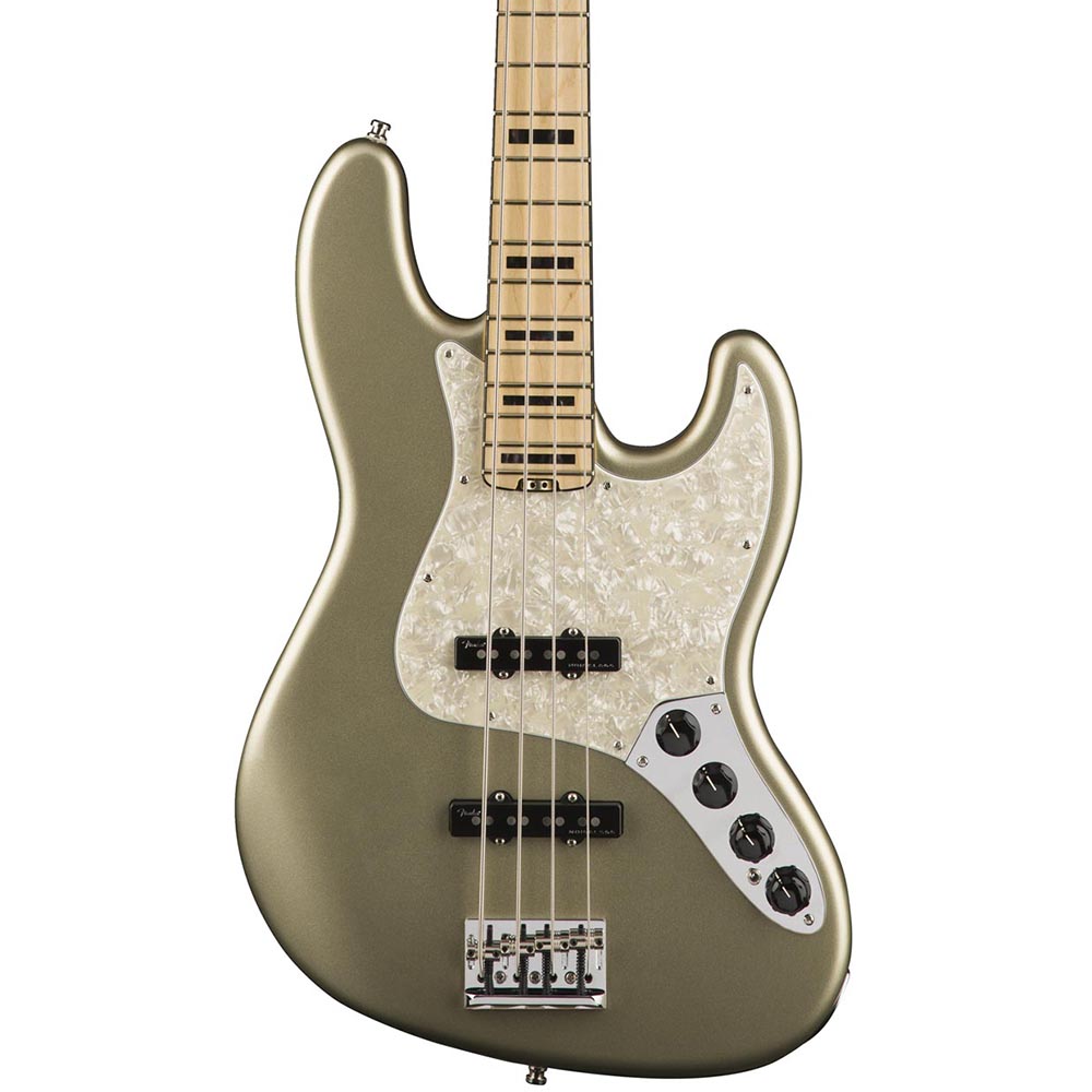 ベース Fender USA American Elite Jazz Bass Fender American Elite Jazz Bass - Natural w/ Maple