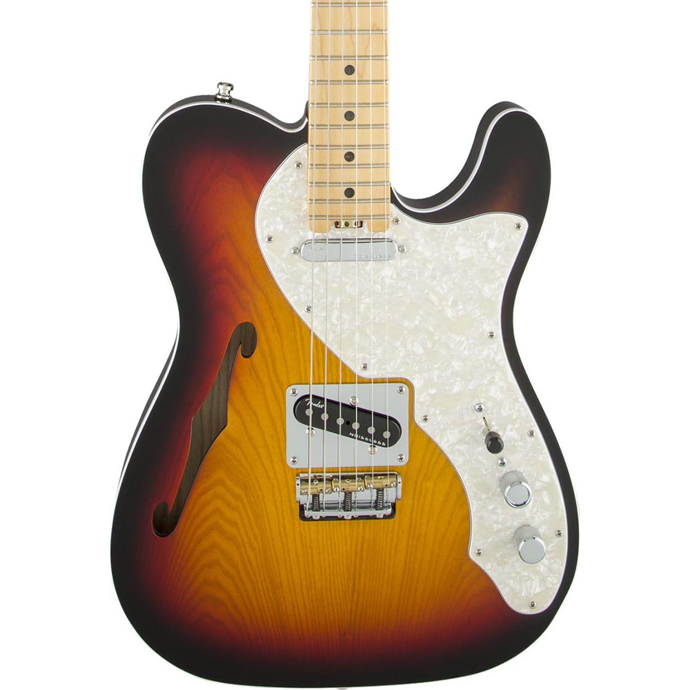 Fender American Elite Telecaster Thinline - Maple Fingerboard - 3-Colo