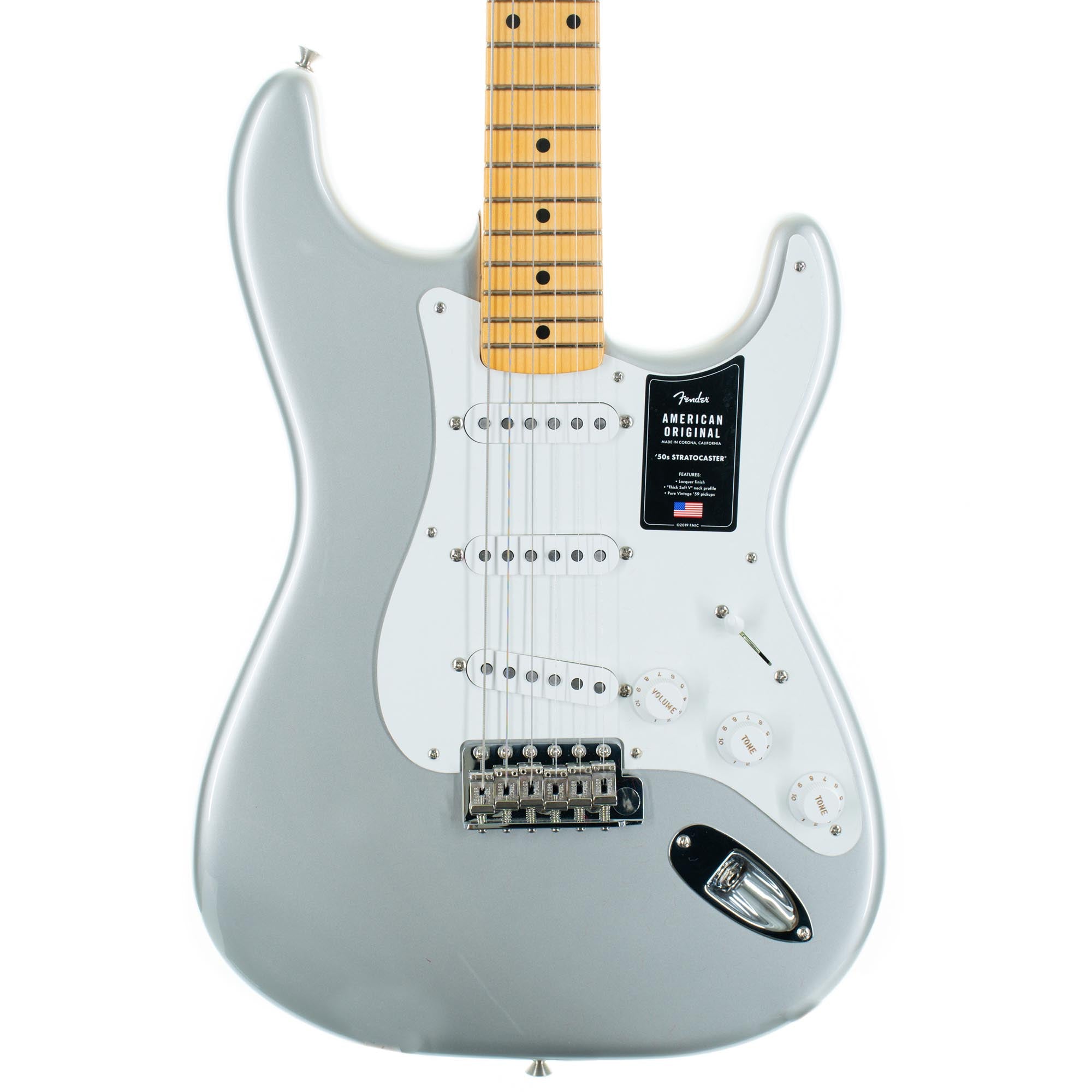 Fender American Original '50s Stratocaster Maple, Inca Silver