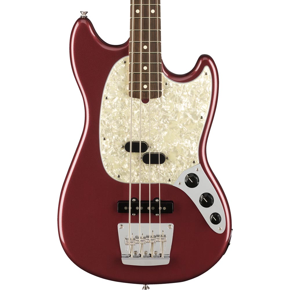 Fender American Performer Mustang Bass, Rosewood, Aubergine