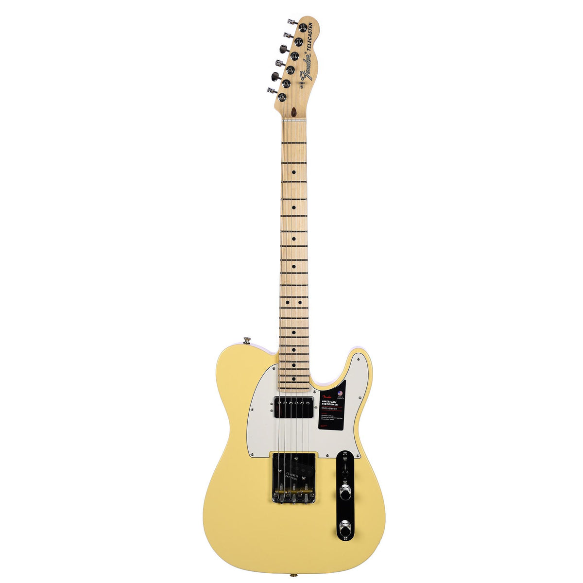 Fender American Performer Telecaster Hum, Maple Fingerboard, Vintage White