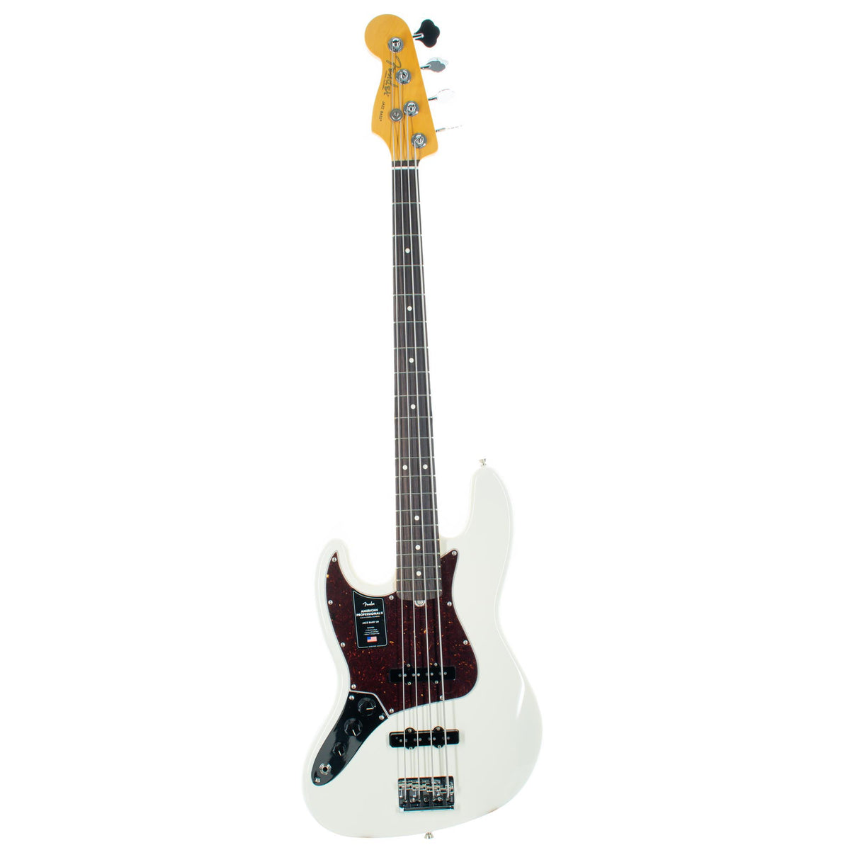 Fender American Professional II Jazz Bass Lefty Rosewood, Olympic White