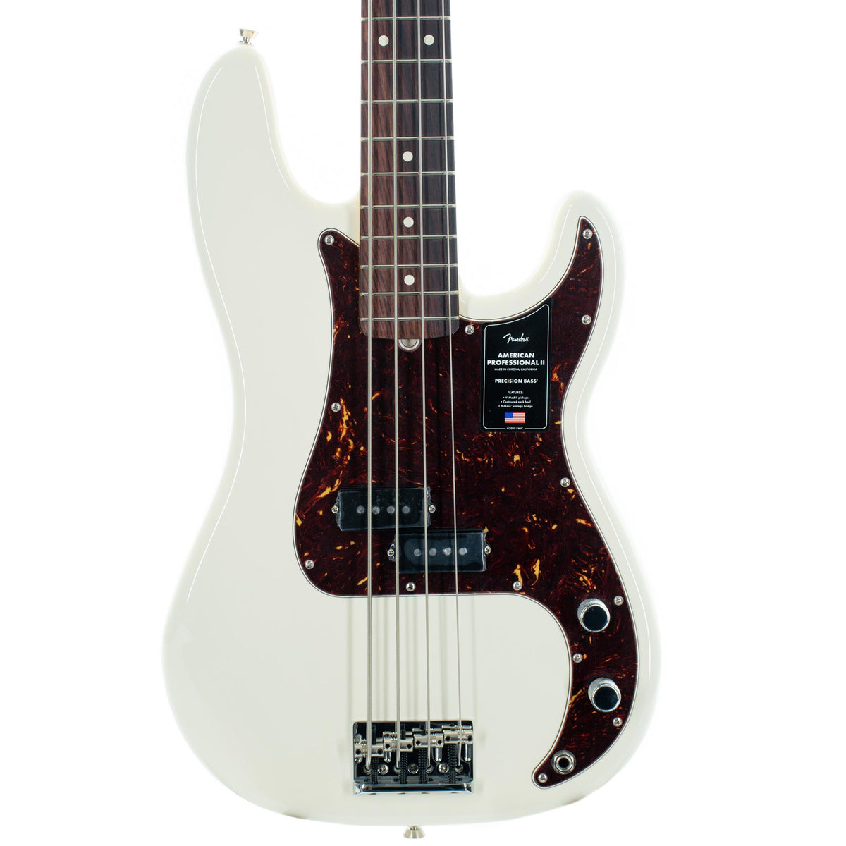 Fender American Professional II Precision Bass Rosewood, Olympic White