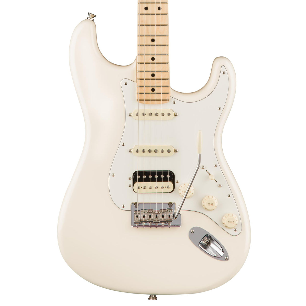 Fender American Professional Stratocaster HSS Shawbucker - Olympic White - Maple