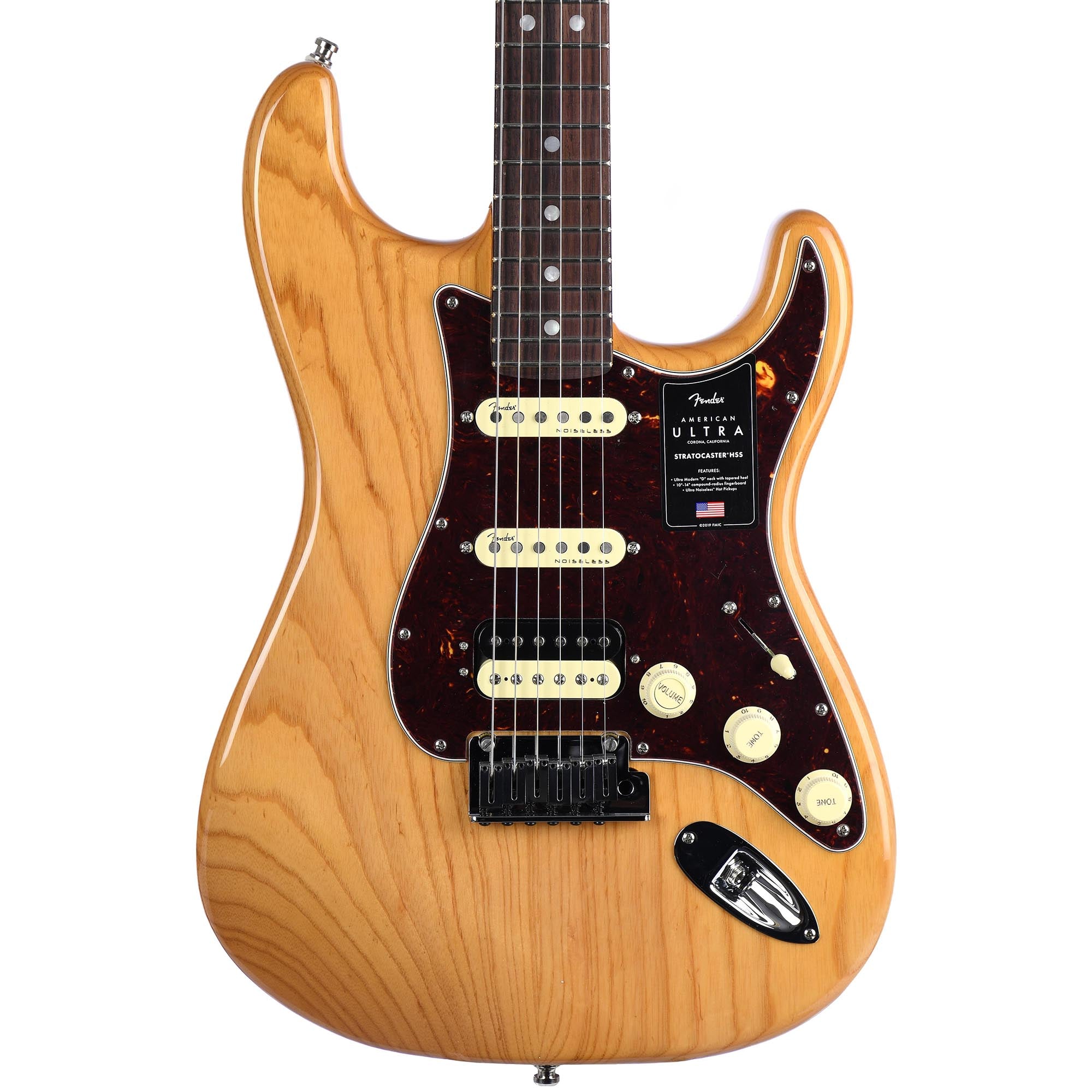 Fender American Ultra Stratocaster HSS Rosewood Fingerboard Aged Natur