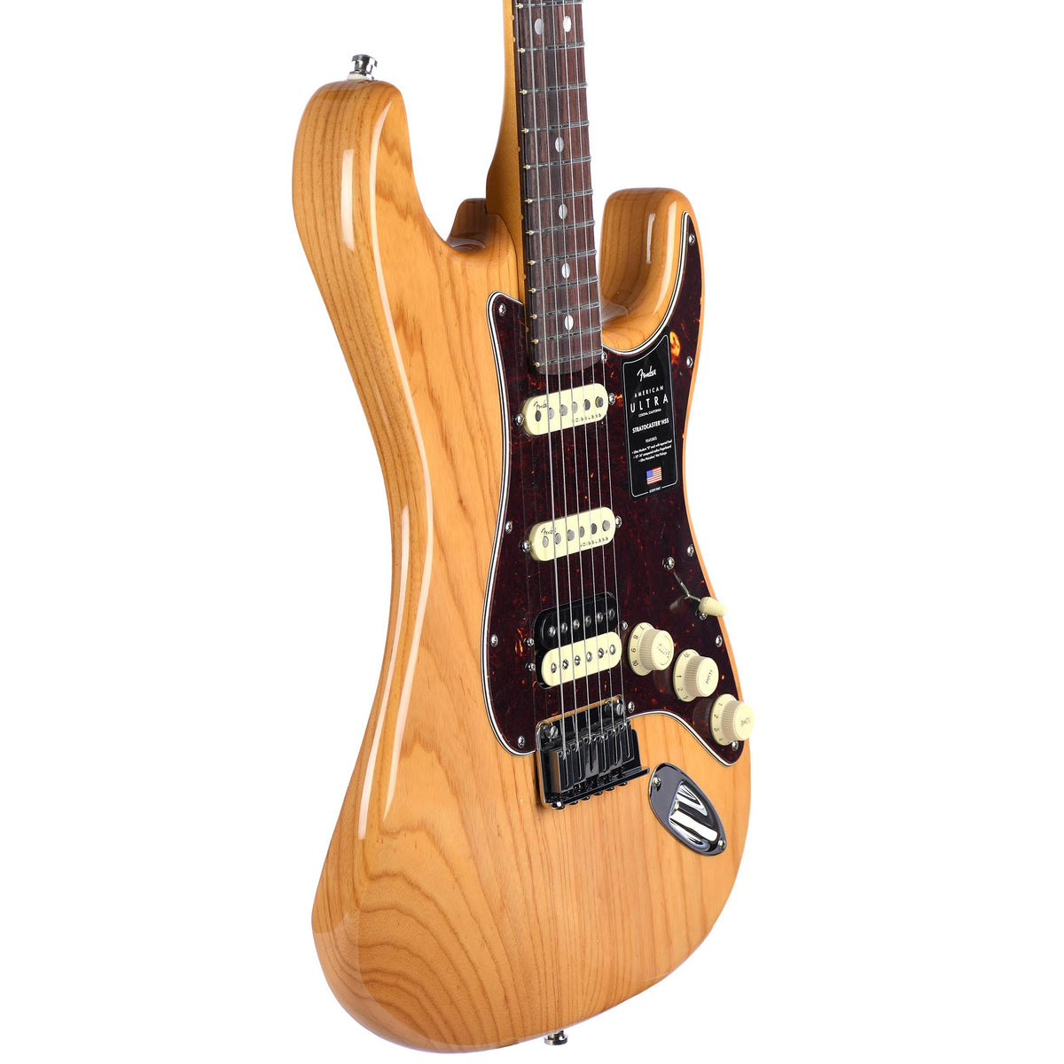 Fender American Ultra Stratocaster HSS Rosewood Fingerboard Aged Natural