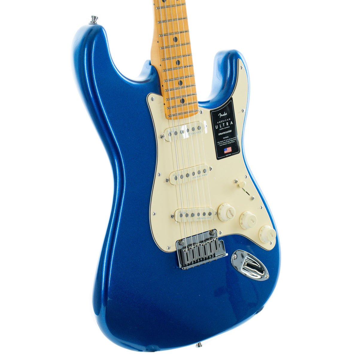 Fender American Ultra Stratocaster Maple, Cobra Blue