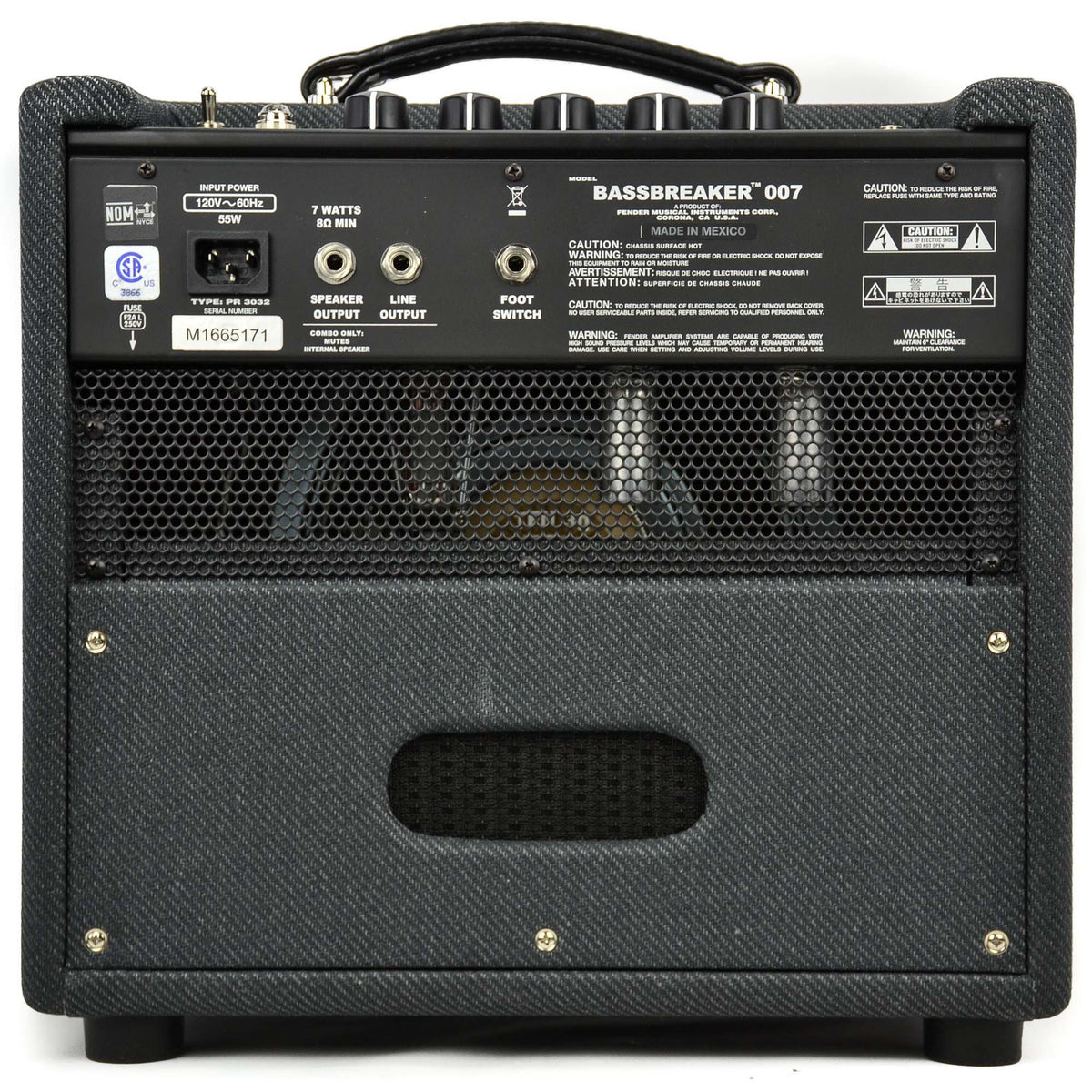 Fender Bassbreaker 007 Combo 120V